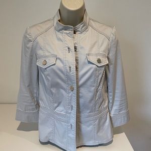 Size 2 WHBM jacket. Light gray